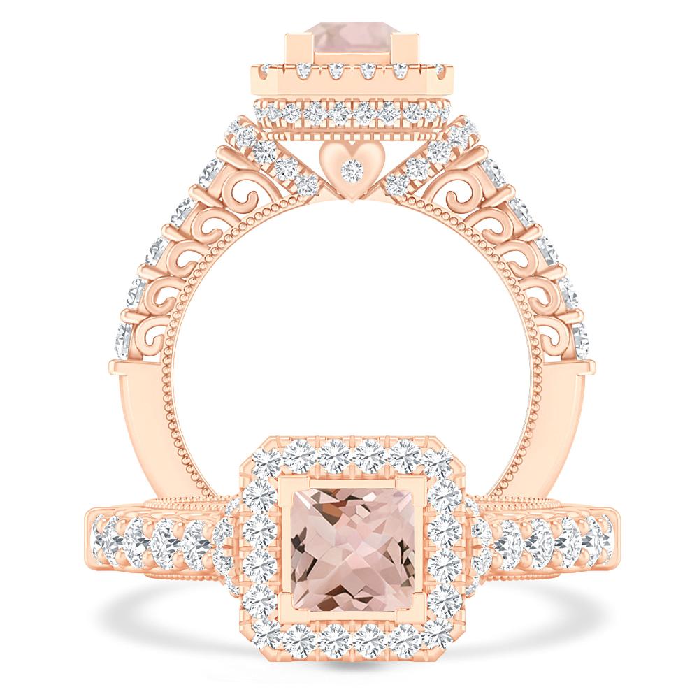 Rose Gold - Morganite