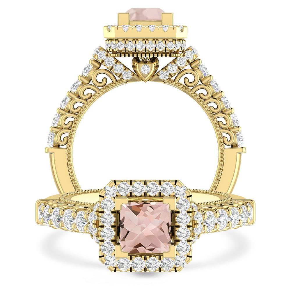 Yellow Gold - Morganite