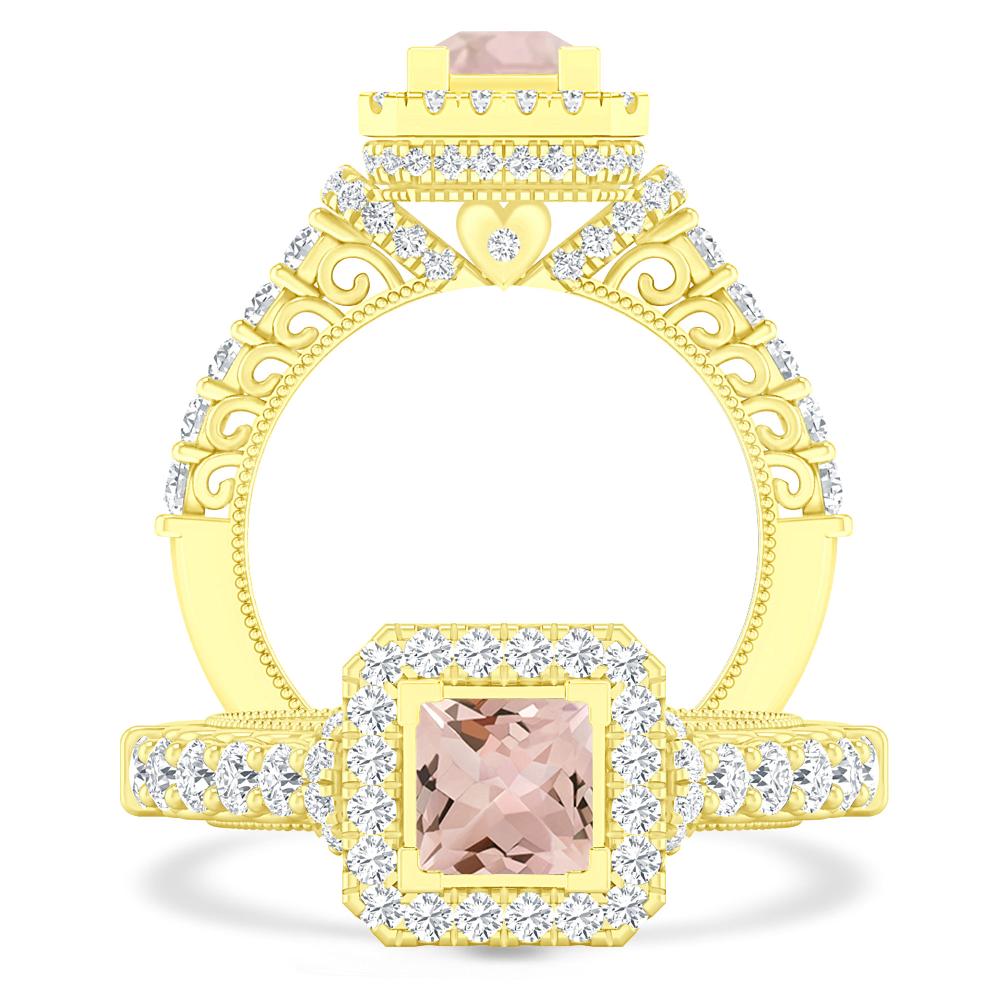 Yellow Gold - Morganite