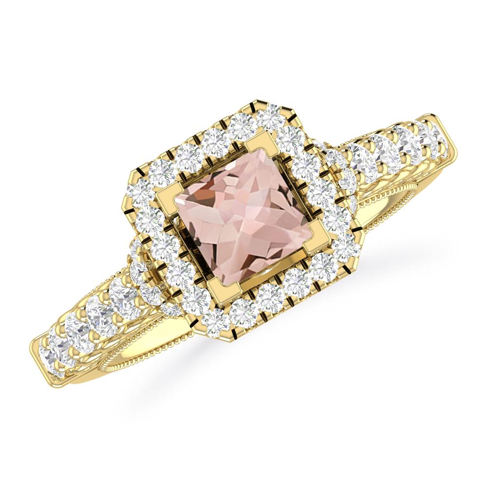 Yellow Gold - Morganite