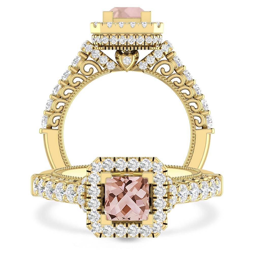 Yellow Gold - Morganite