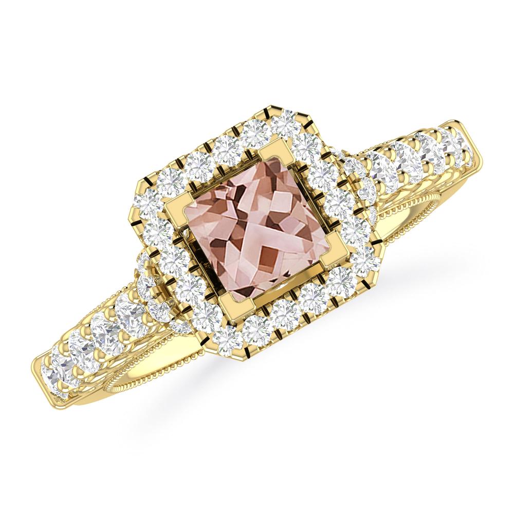 Yellow Gold - Morganite