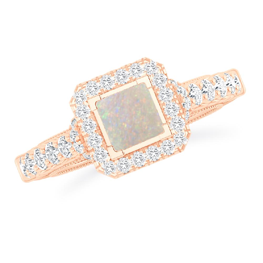 Rose Gold - Opal