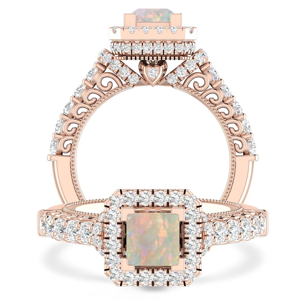 Rose Gold - Opal