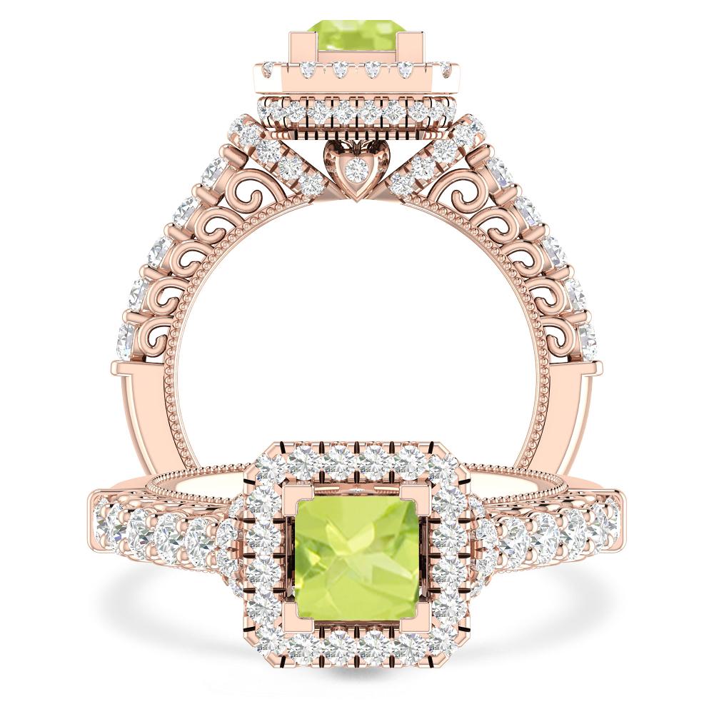 Rose Gold - Peridot