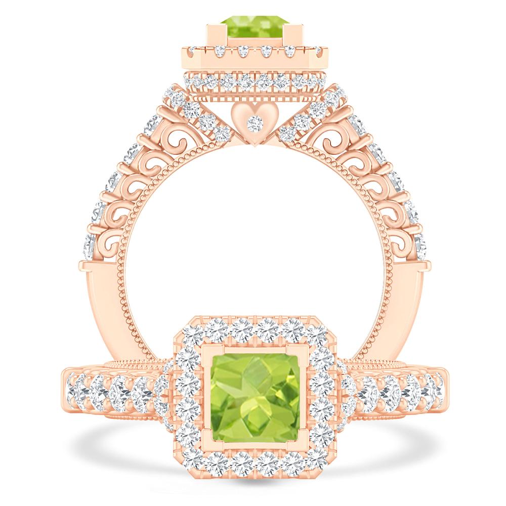 Rose Gold - Peridot