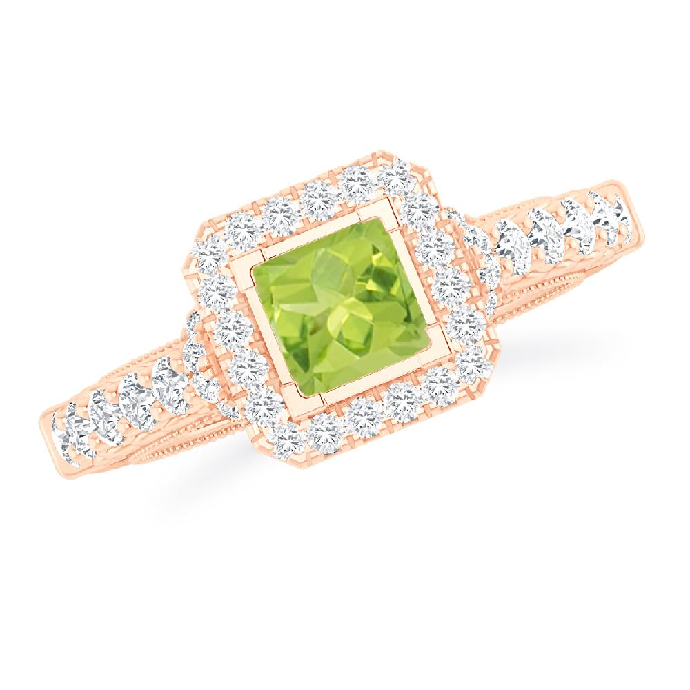 Rose Gold - Peridot