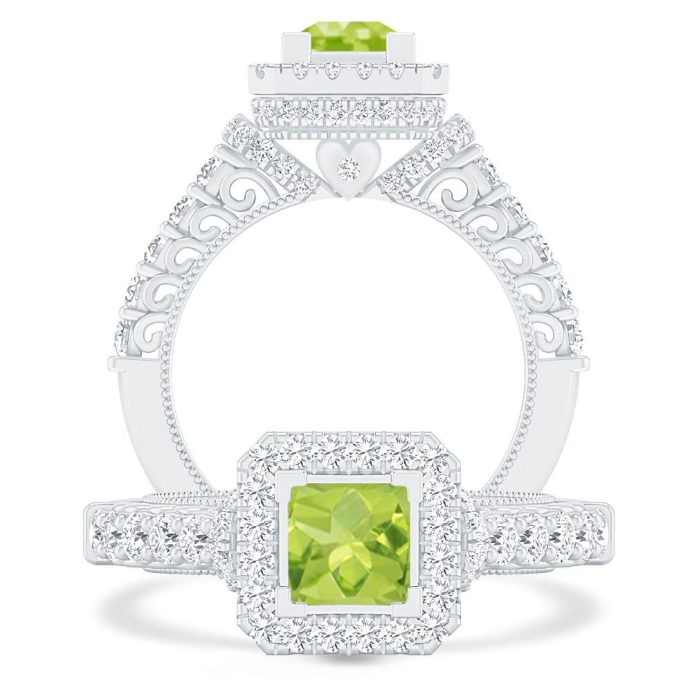 White Gold - Peridot