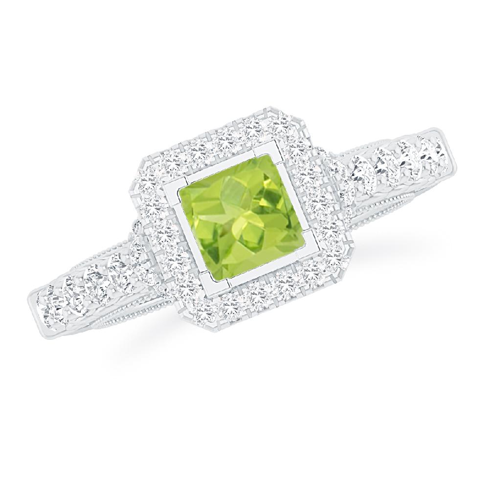 White Gold - Peridot