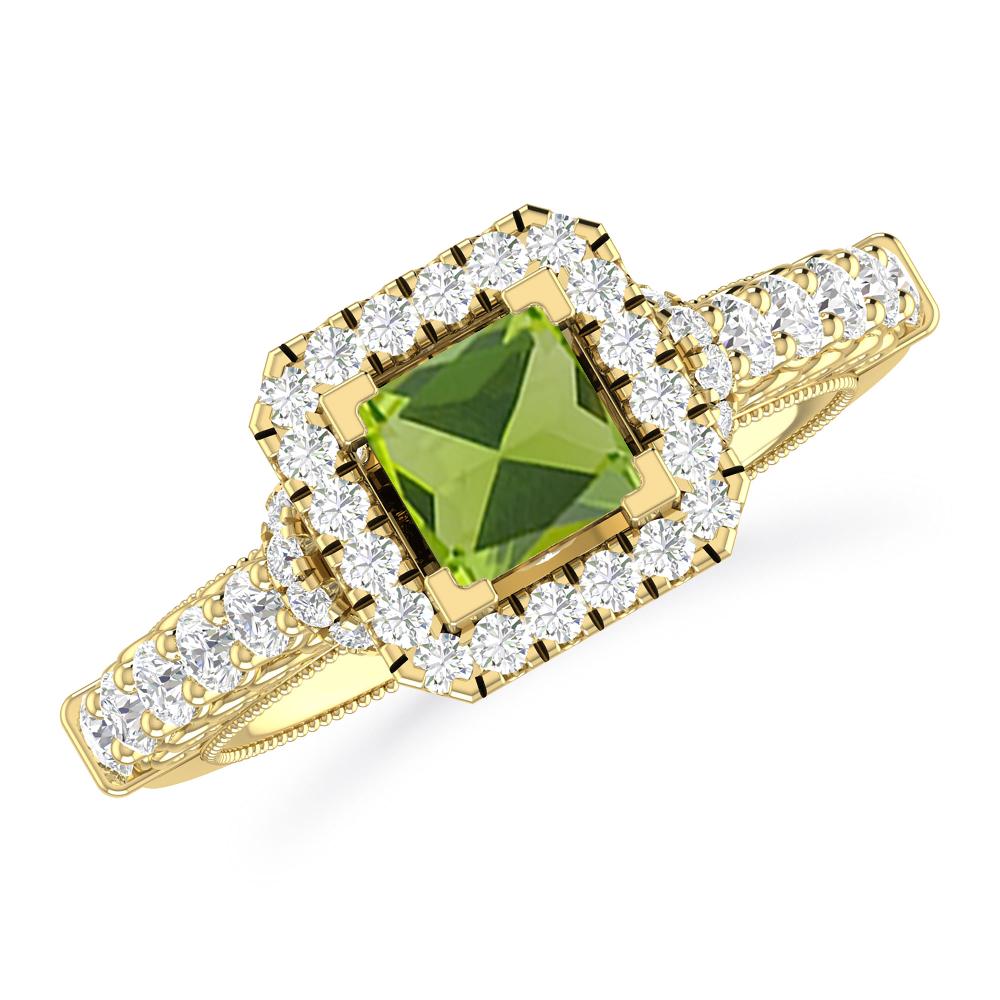 Yellow Gold - Peridot