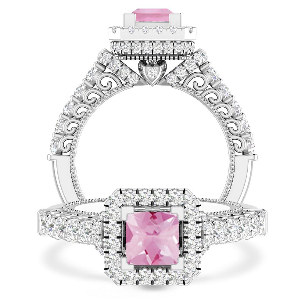 White Gold - Pink Tourmaline