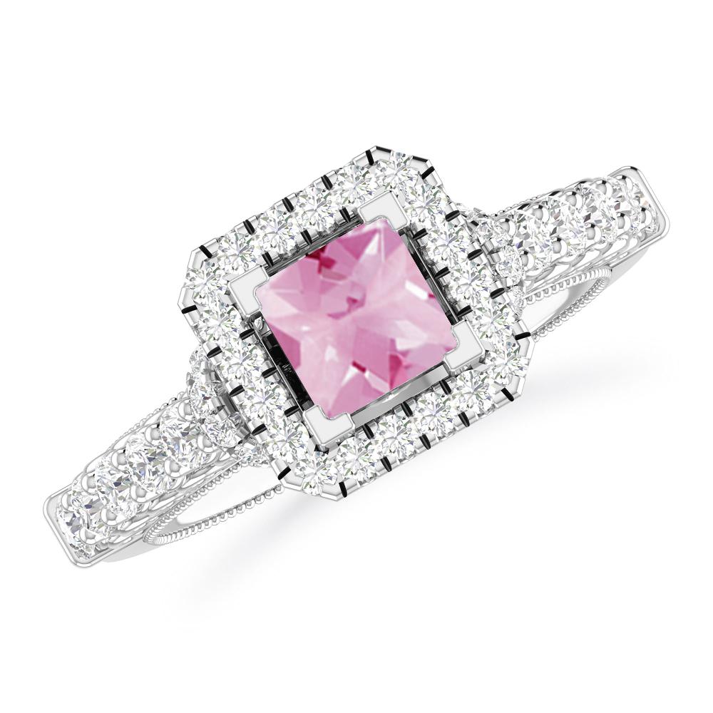 White Gold - Pink Tourmaline