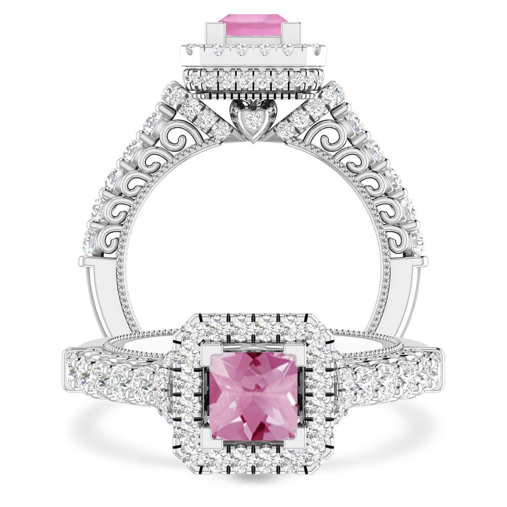 White Gold - Pink Tourmaline