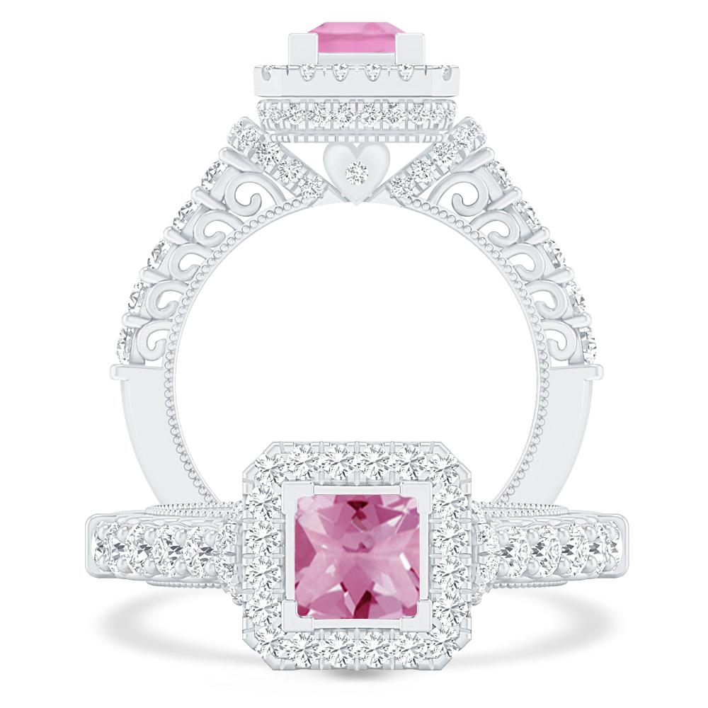 White Gold - Pink Tourmaline