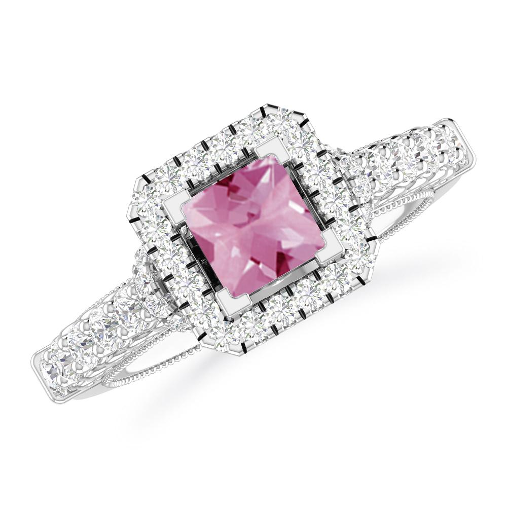 White Gold - Pink Tourmaline