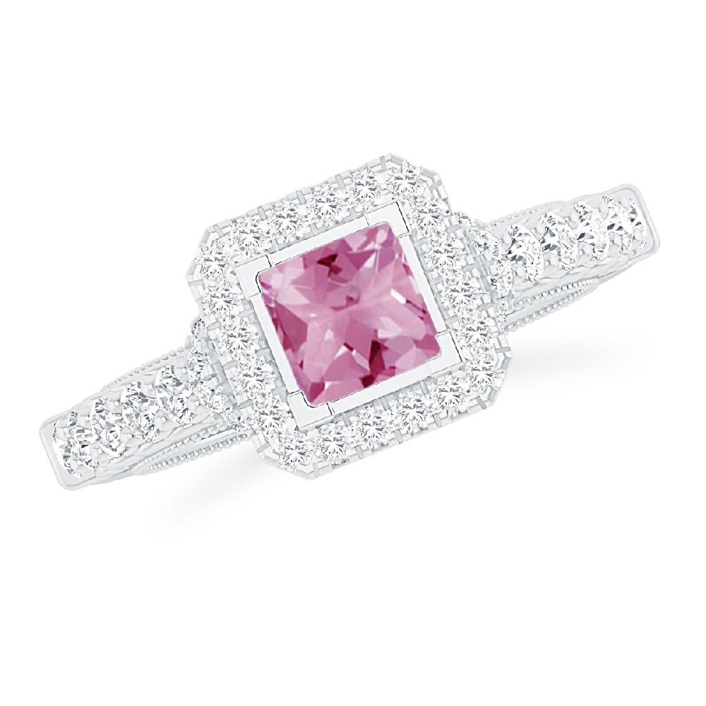 White Gold - Pink Tourmaline