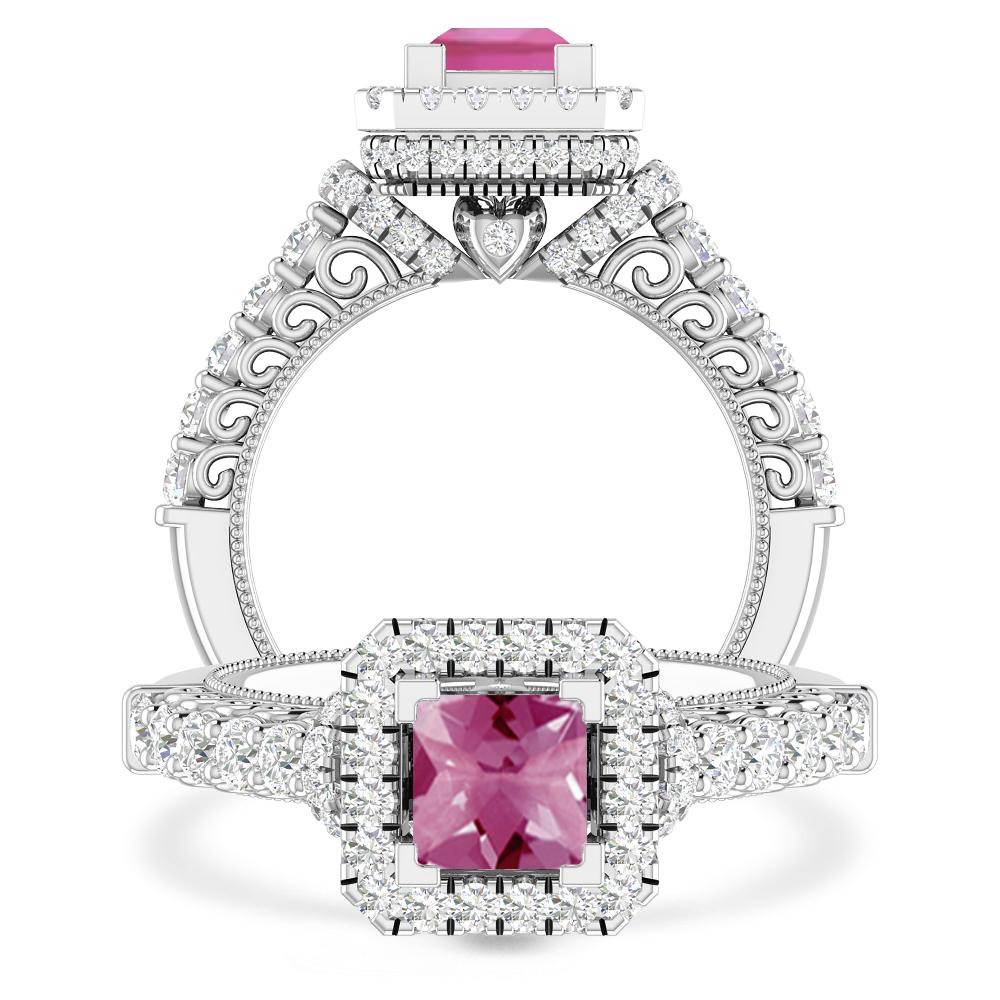 White Gold - Pink Tourmaline