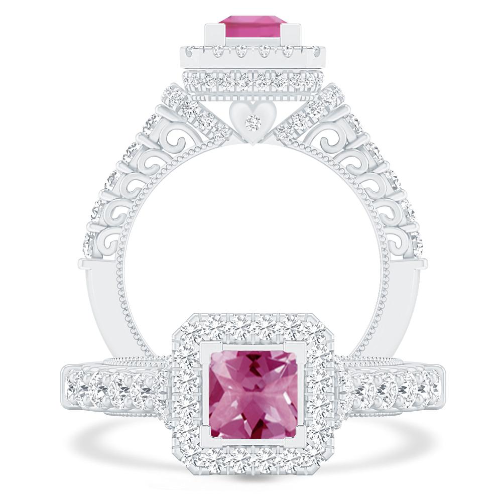 White Gold - Pink Tourmaline