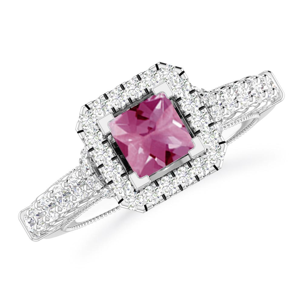 White Gold - Pink Tourmaline