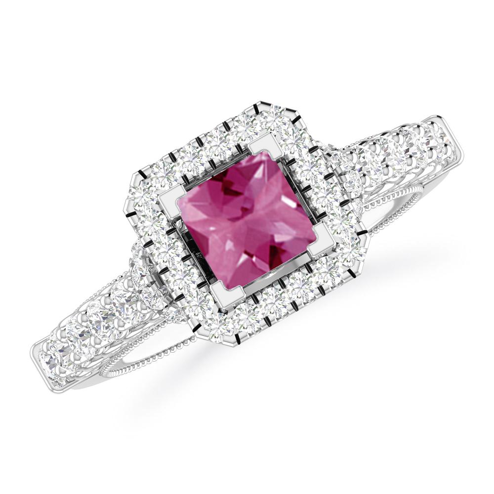 White Gold - Pink Tourmaline