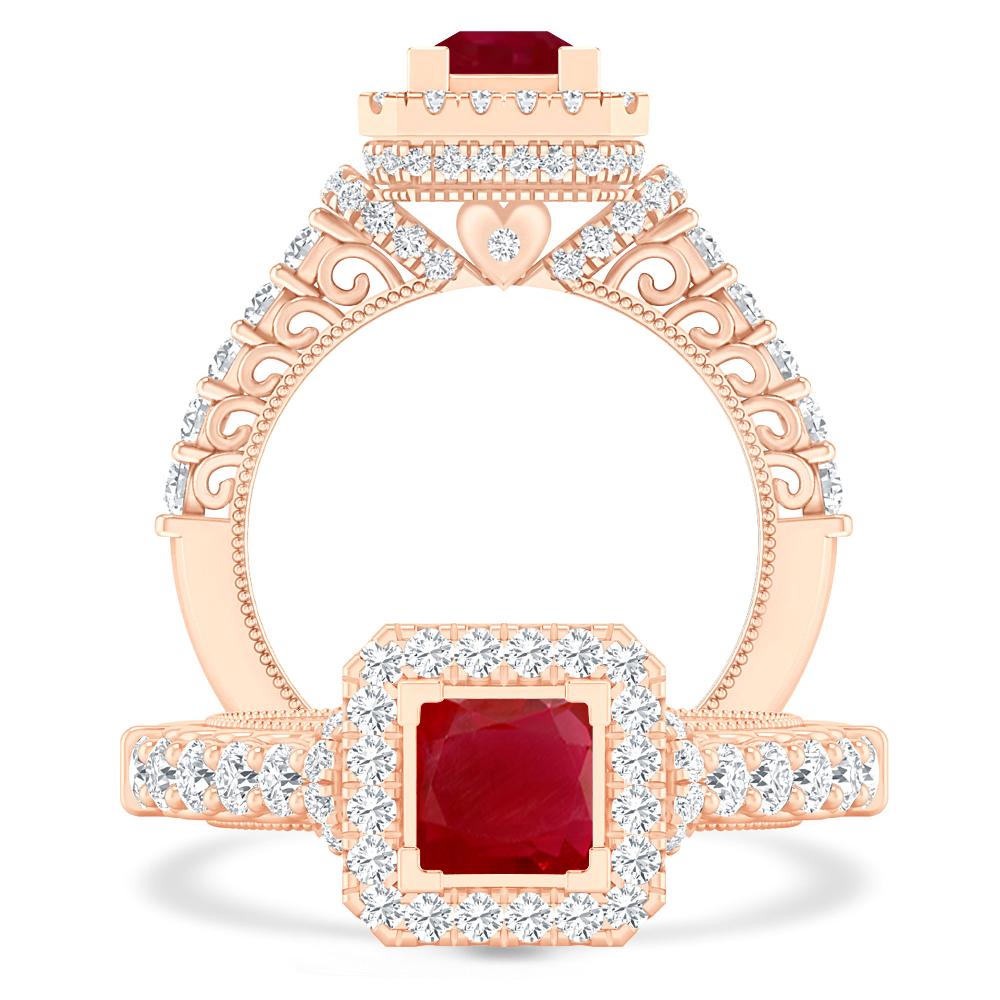 Rose Gold - Ruby