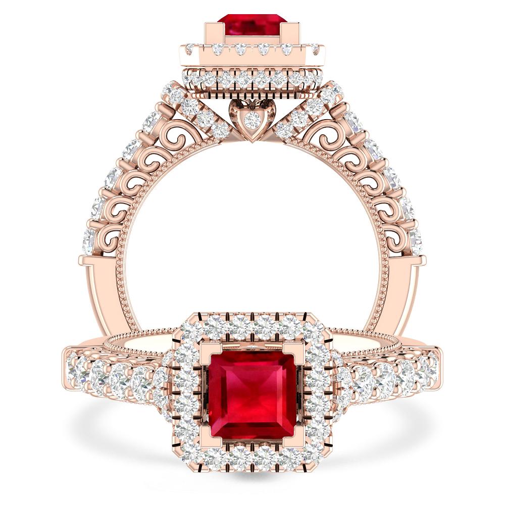 Rose Gold - Ruby
