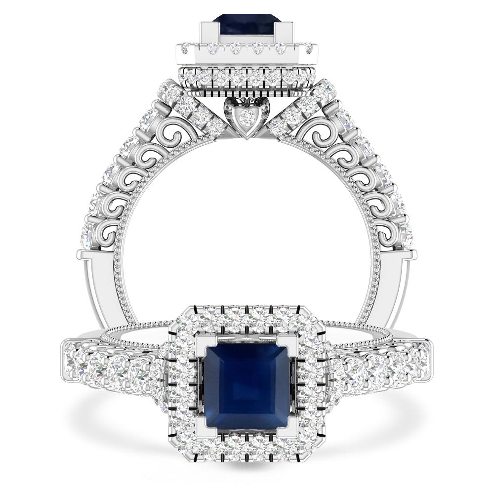 White Gold - Sapphire