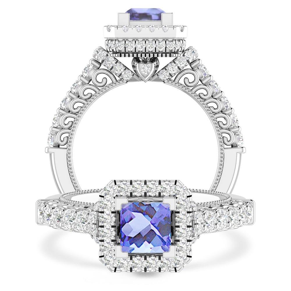 White Gold - Tanzanite