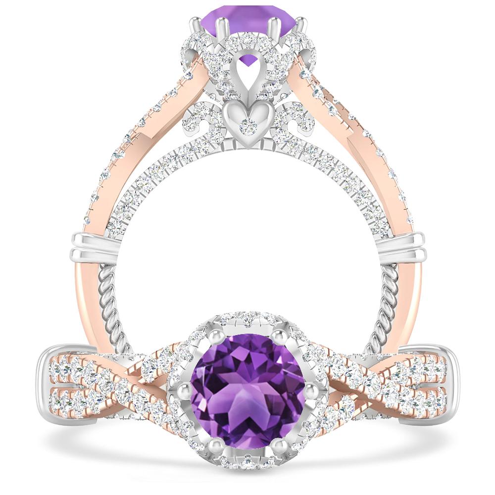 Rose Gold - Amethyst