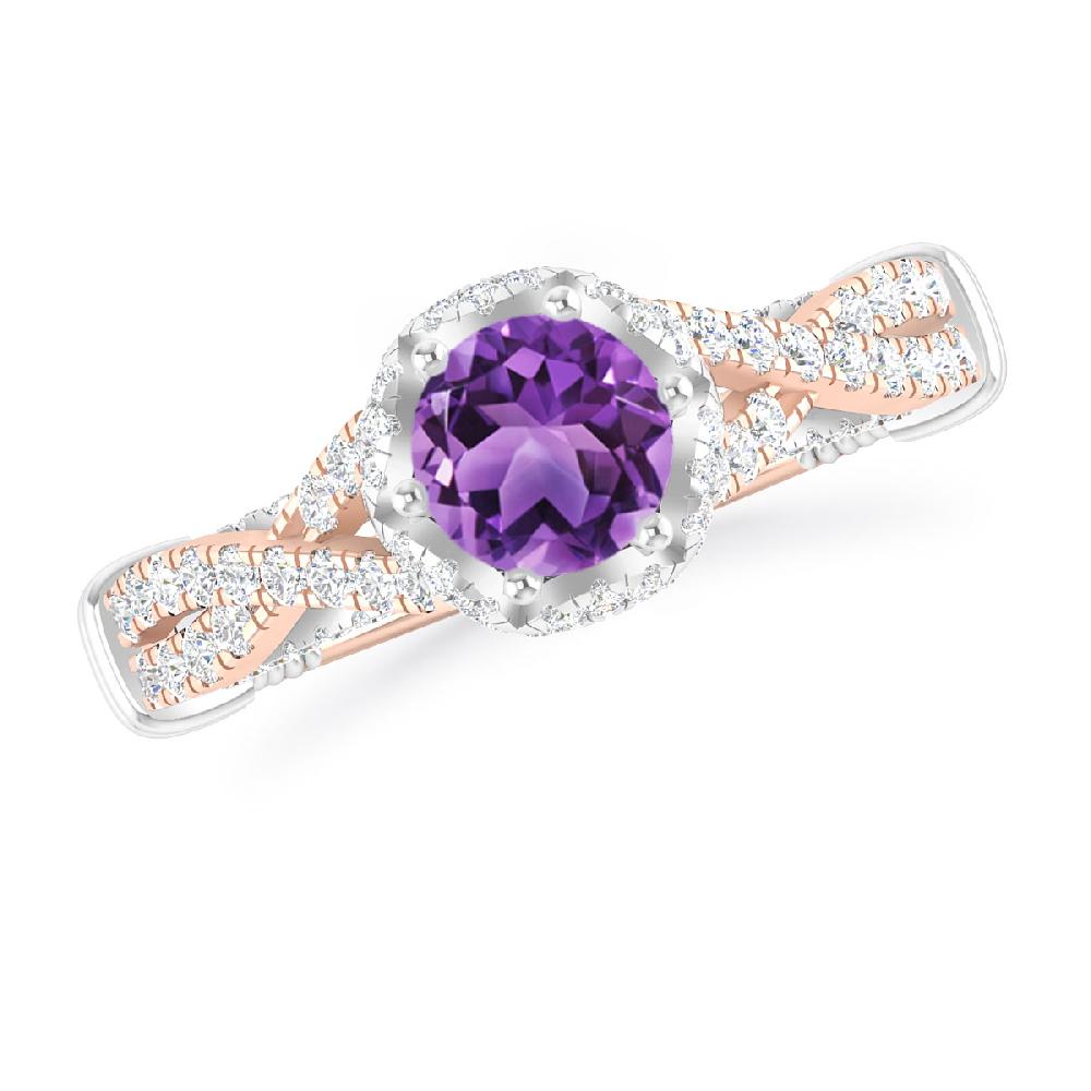 Rose Gold - Amethyst