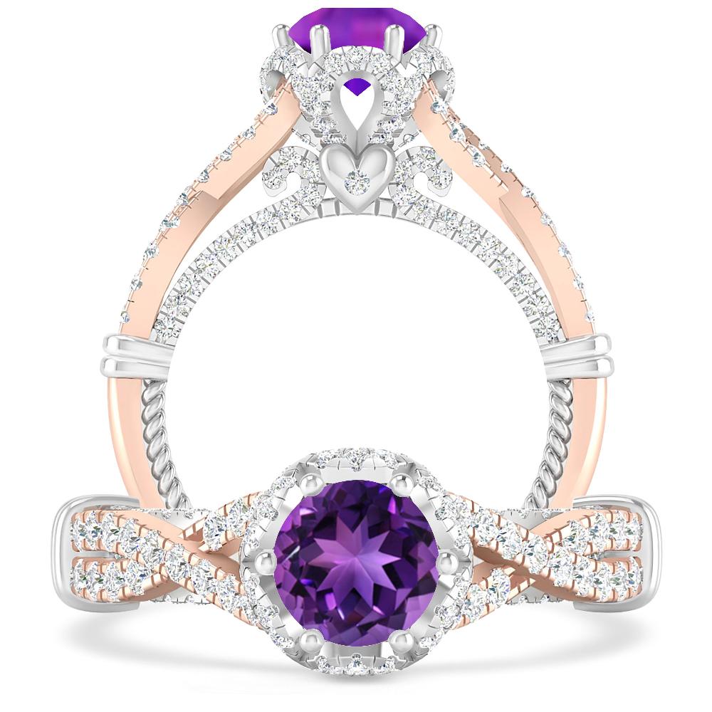 Rose Gold - Amethyst