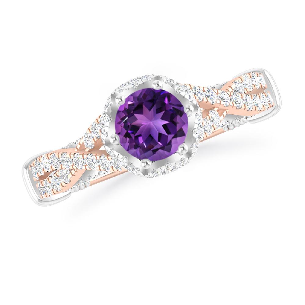 Rose Gold - Amethyst