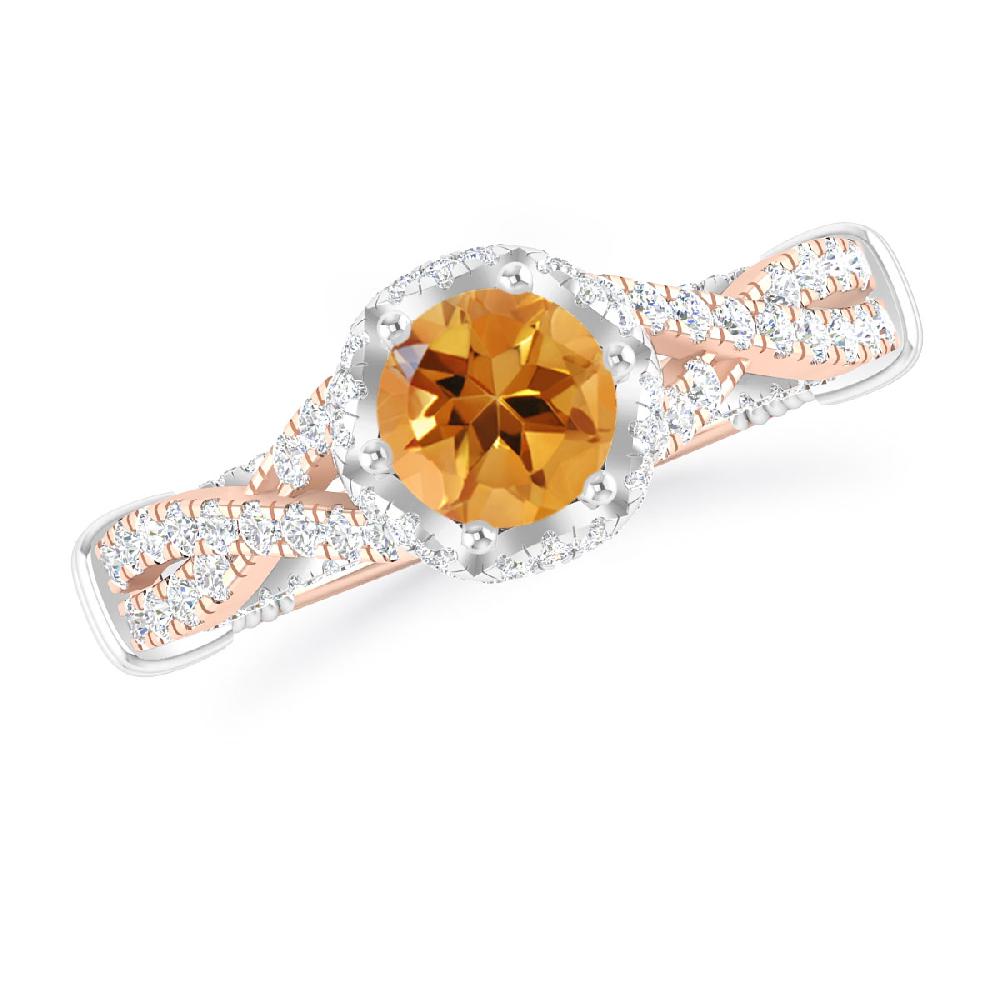 Rose Gold - Citrine