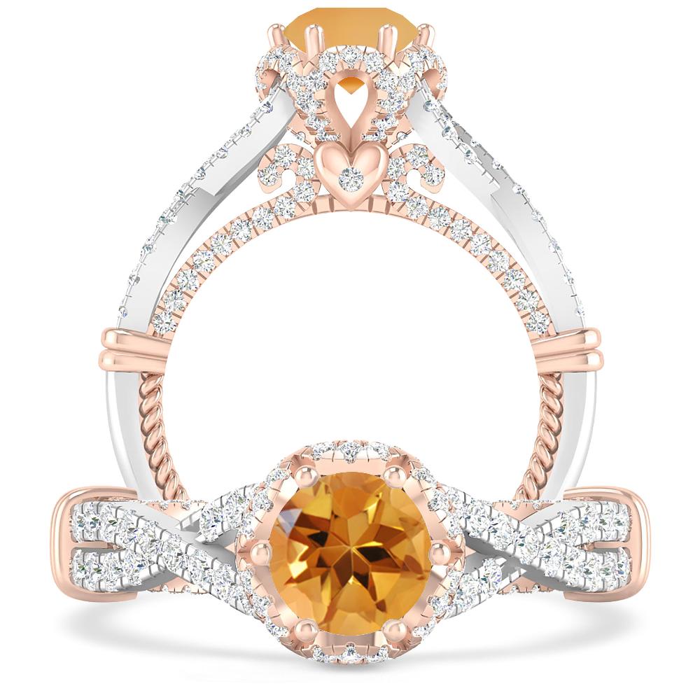 White Gold - Citrine