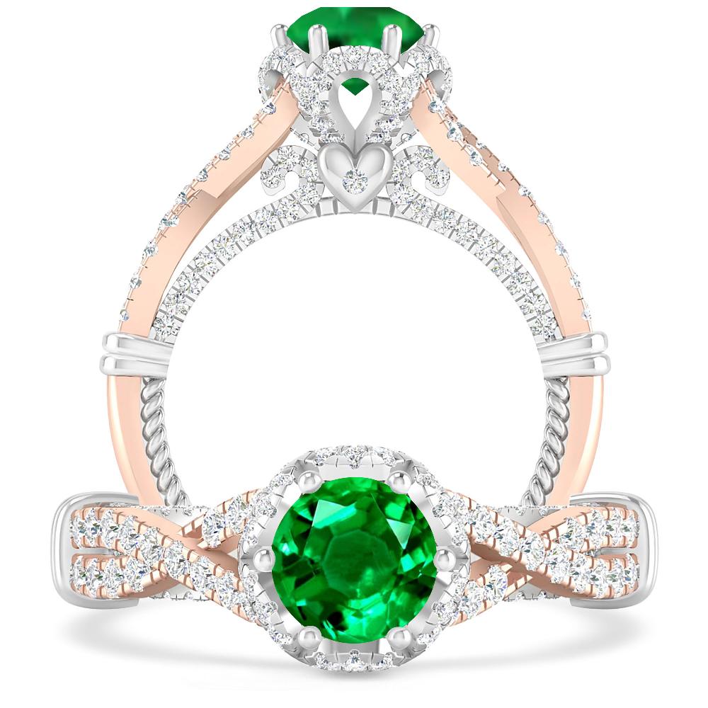 Rose Gold - Emerald