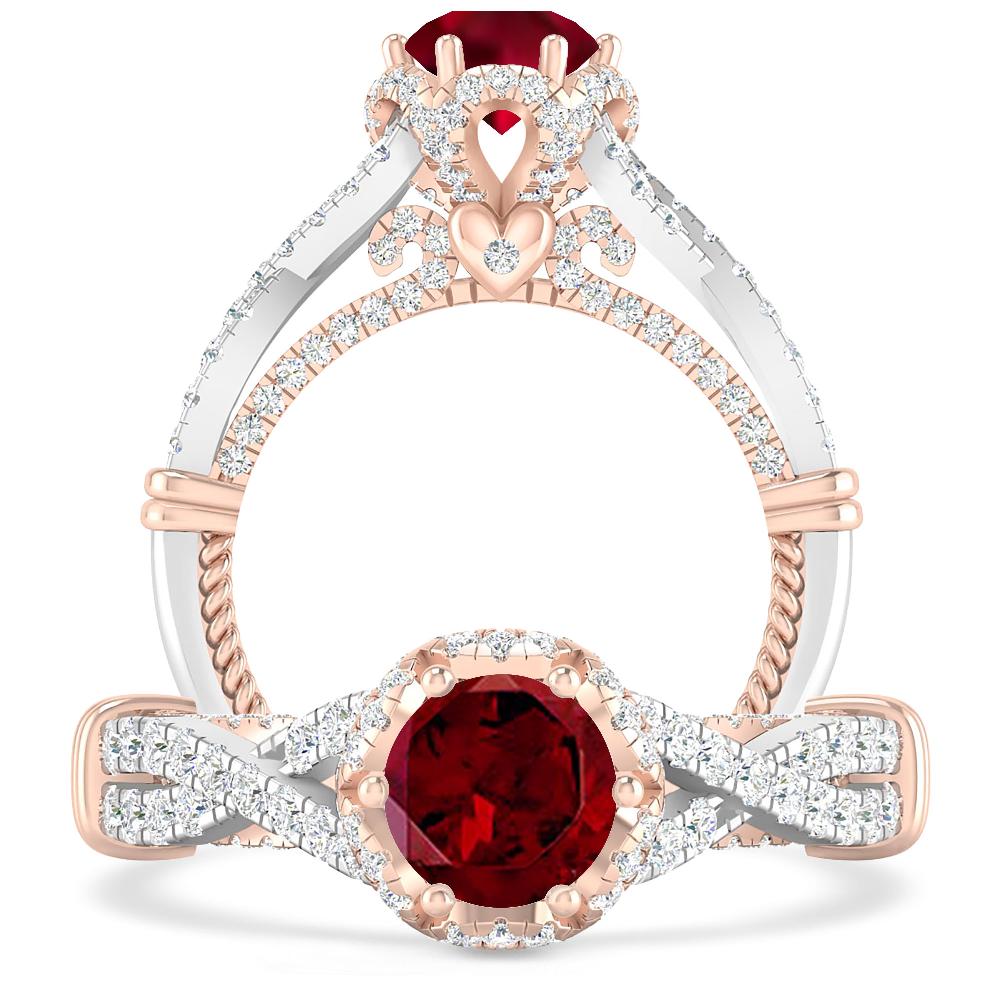 White Gold - Garnet