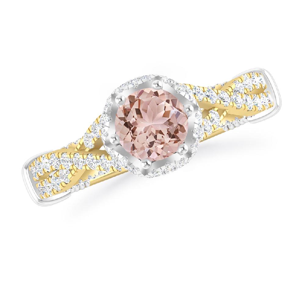 Yellow Gold - Morganite