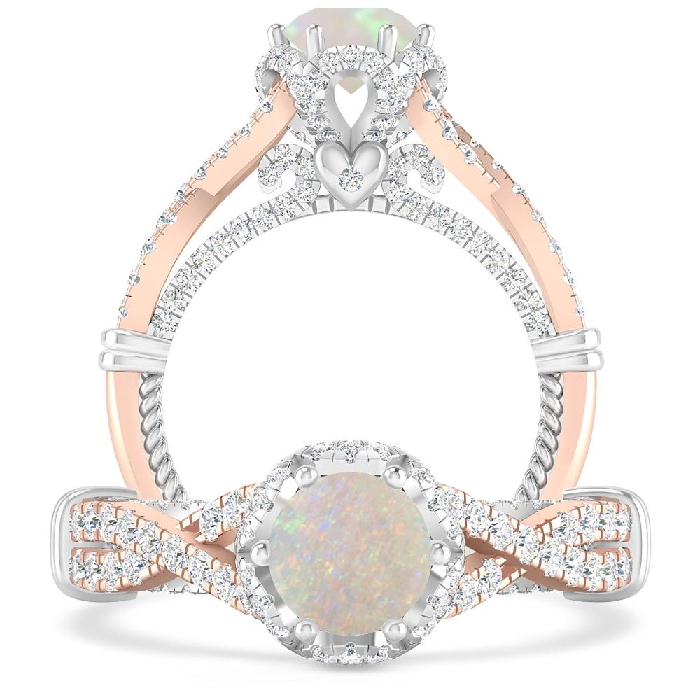 Rose Gold - Opal