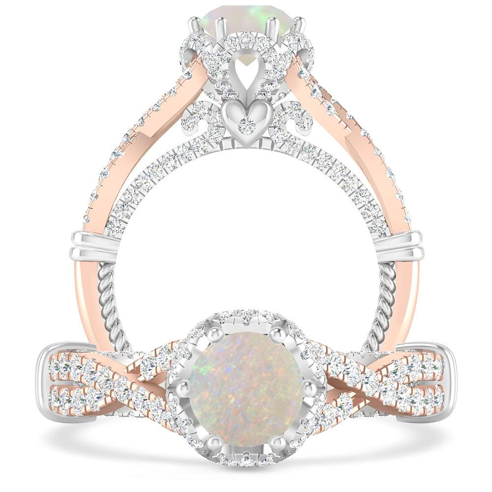 Rose Gold - Opal