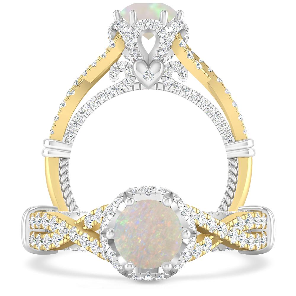 Yellow Gold - Opal