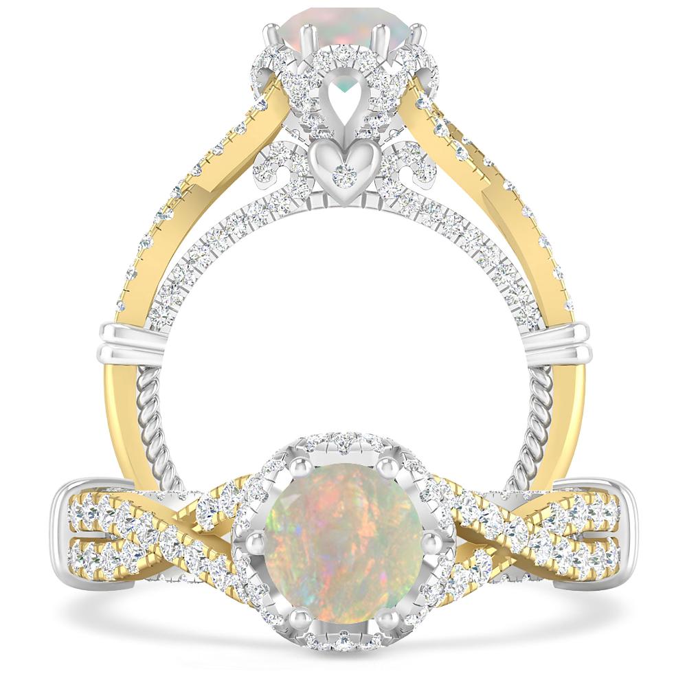 Yellow Gold - Opal