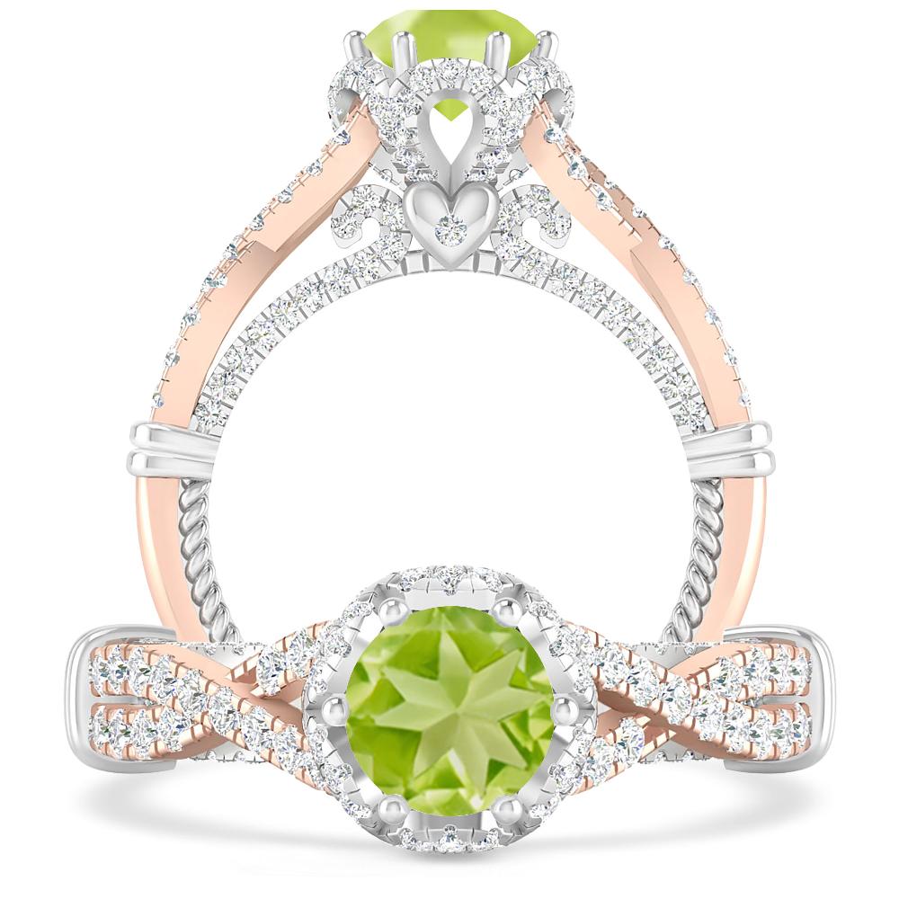 Rose Gold - Peridot