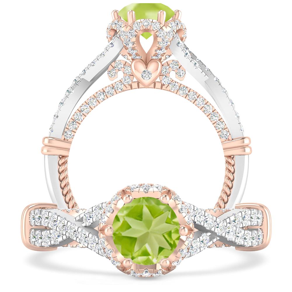 White Gold - Peridot