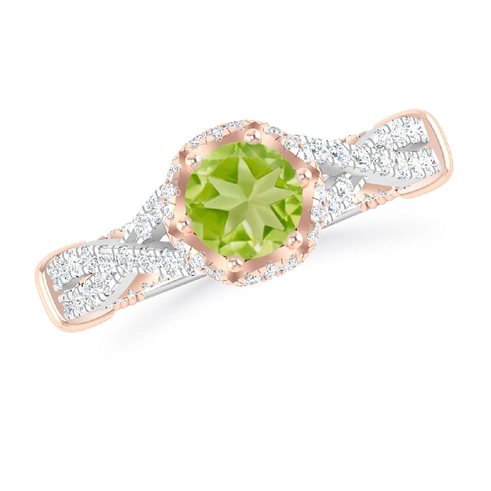 White Gold - Peridot