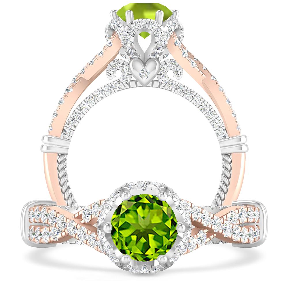 Rose Gold - Peridot