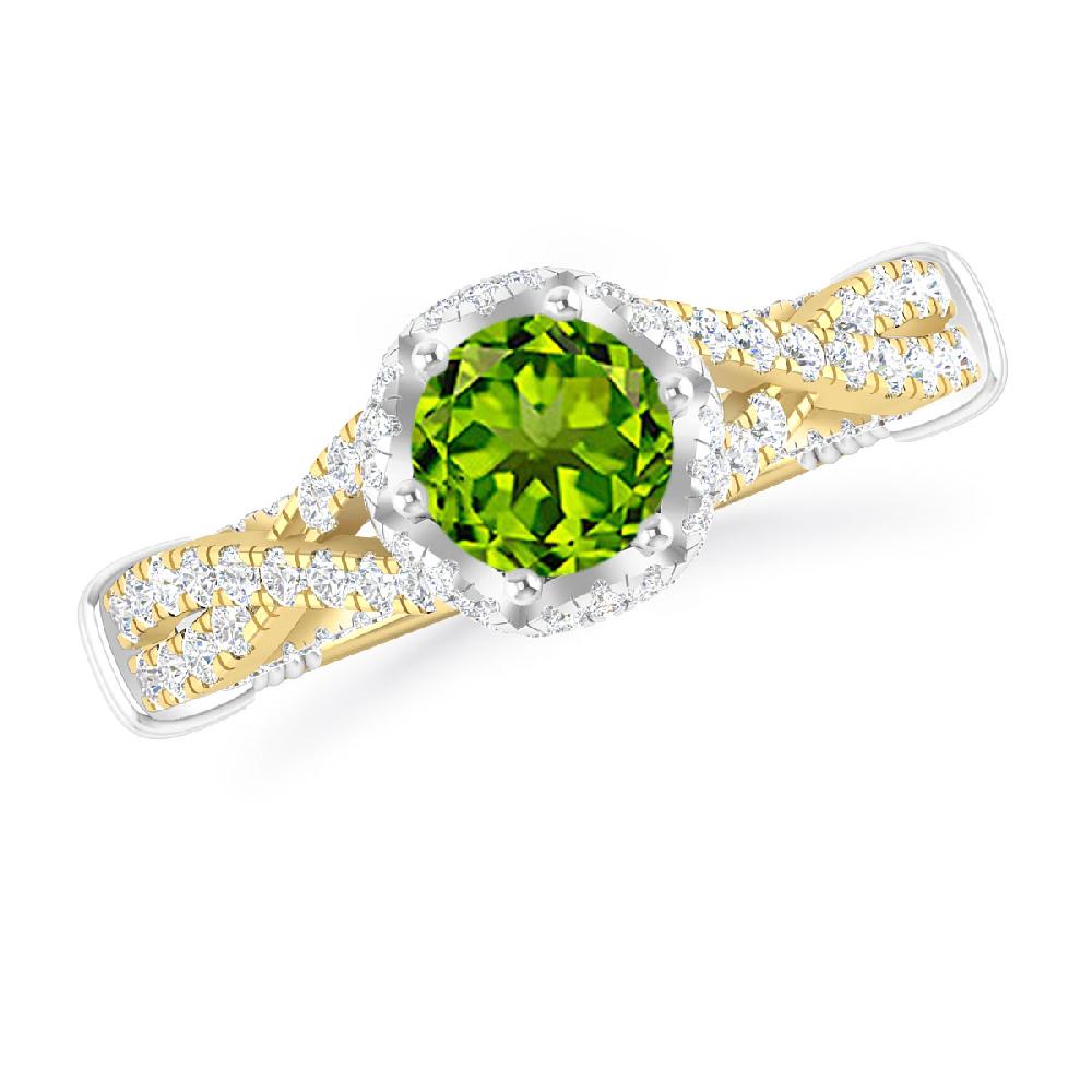 Yellow Gold - Peridot