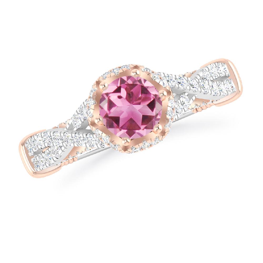 White Gold - Pink Tourmaline