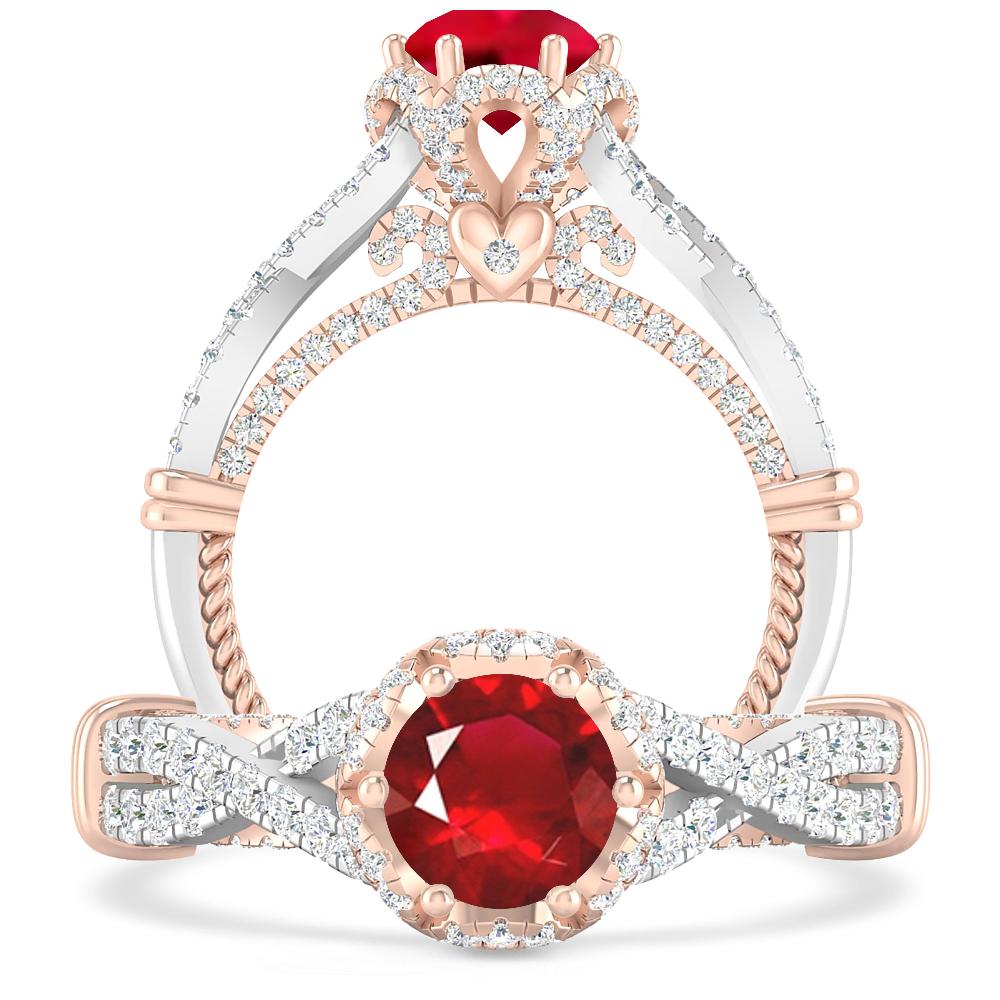 White Gold - Ruby