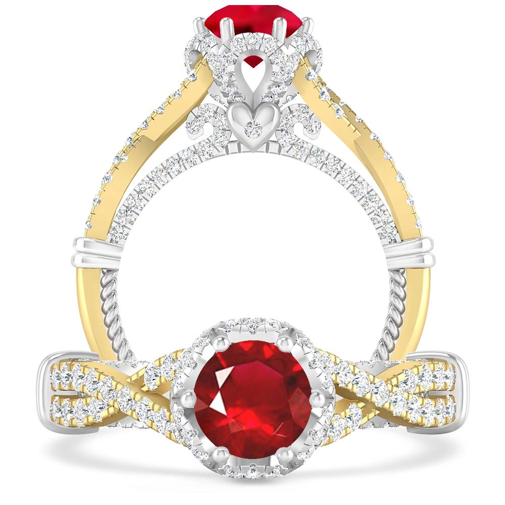 Yellow Gold - Ruby