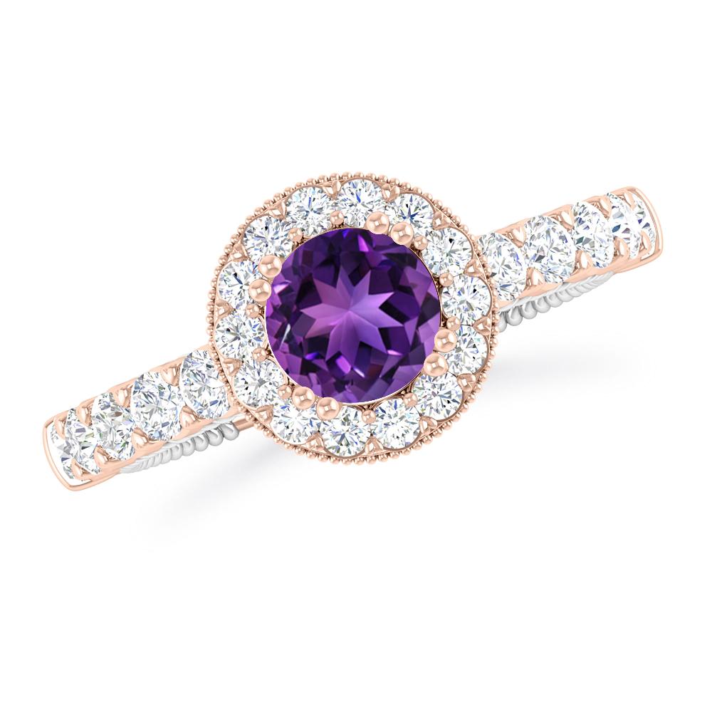 Rose Gold - Amethyst